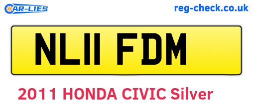NL11FDM are the vehicle registration plates.