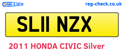 SL11NZX are the vehicle registration plates.