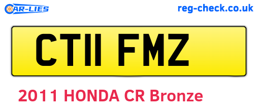 CT11FMZ are the vehicle registration plates.