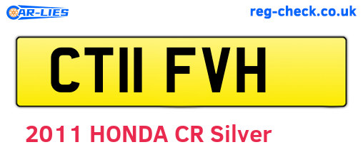 CT11FVH are the vehicle registration plates.