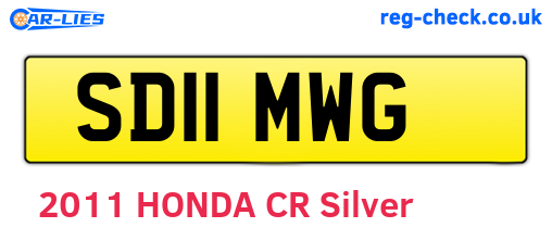 SD11MWG are the vehicle registration plates.