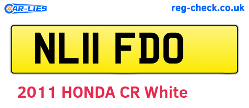 NL11FDO are the vehicle registration plates.