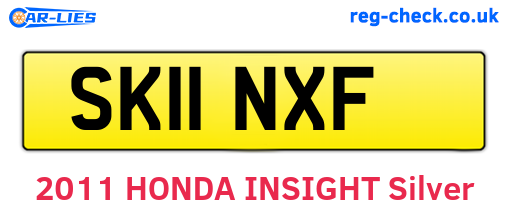 SK11NXF are the vehicle registration plates.