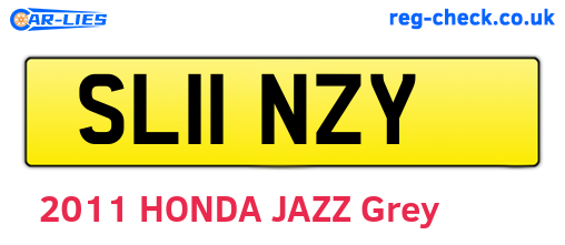 SL11NZY are the vehicle registration plates.