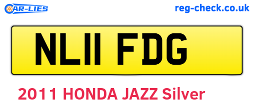 NL11FDG are the vehicle registration plates.
