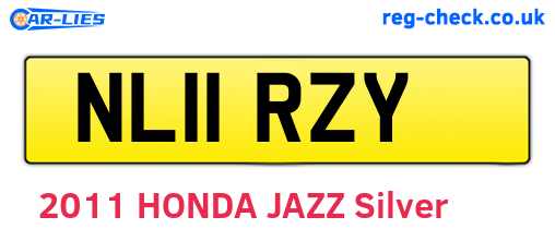 NL11RZY are the vehicle registration plates.