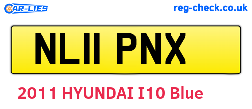 NL11PNX are the vehicle registration plates.