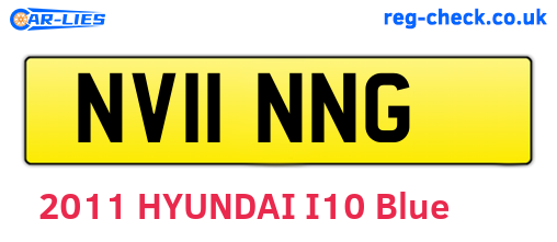 NV11NNG are the vehicle registration plates.
