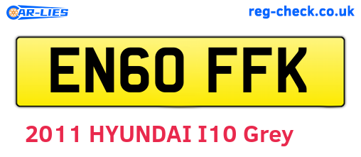 EN60FFK are the vehicle registration plates.