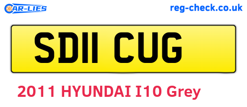 SD11CUG are the vehicle registration plates.