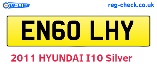 EN60LHY are the vehicle registration plates.