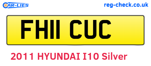 FH11CUC are the vehicle registration plates.