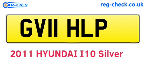 GV11HLP are the vehicle registration plates.
