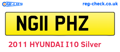 NG11PHZ are the vehicle registration plates.