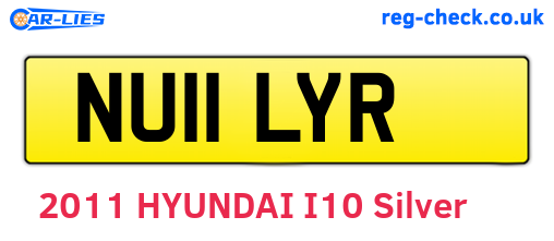 NU11LYR are the vehicle registration plates.