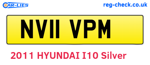 NV11VPM are the vehicle registration plates.