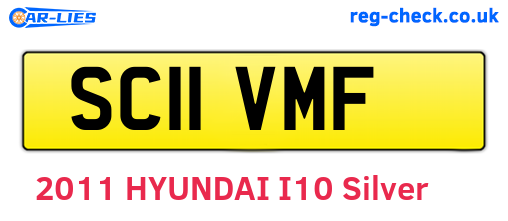 SC11VMF are the vehicle registration plates.