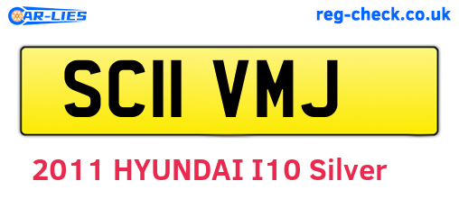 SC11VMJ are the vehicle registration plates.