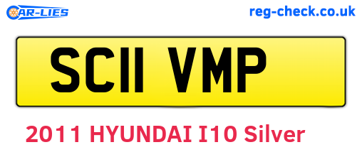 SC11VMP are the vehicle registration plates.