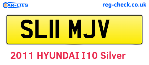 SL11MJV are the vehicle registration plates.