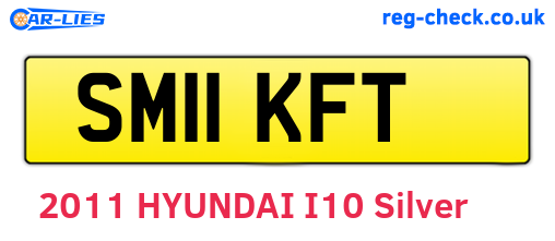 SM11KFT are the vehicle registration plates.