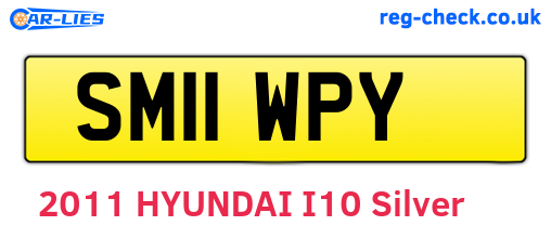 SM11WPY are the vehicle registration plates.