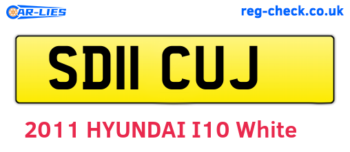 SD11CUJ are the vehicle registration plates.