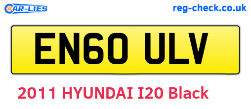 EN60ULV are the vehicle registration plates.
