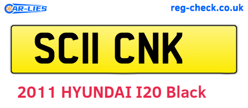 SC11CNK are the vehicle registration plates.