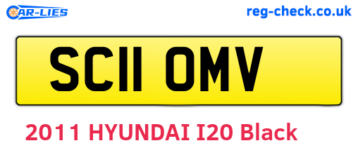 SC11OMV are the vehicle registration plates.