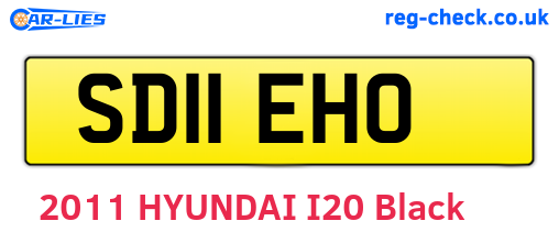 SD11EHO are the vehicle registration plates.