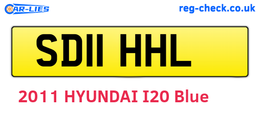 SD11HHL are the vehicle registration plates.