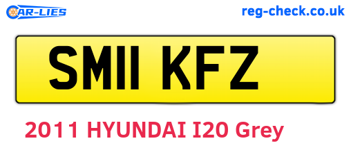SM11KFZ are the vehicle registration plates.