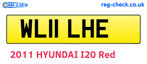 WL11LHE are the vehicle registration plates.
