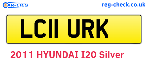 LC11URK are the vehicle registration plates.