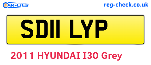 SD11LYP are the vehicle registration plates.