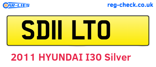 SD11LTO are the vehicle registration plates.
