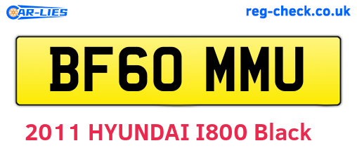 BF60MMU are the vehicle registration plates.