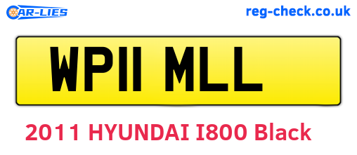 WP11MLL are the vehicle registration plates.