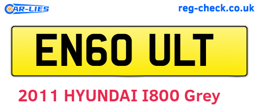 EN60ULT are the vehicle registration plates.