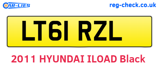 LT61RZL are the vehicle registration plates.