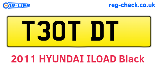 T30TDT are the vehicle registration plates.