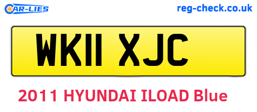 WK11XJC are the vehicle registration plates.