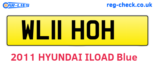 WL11HOH are the vehicle registration plates.