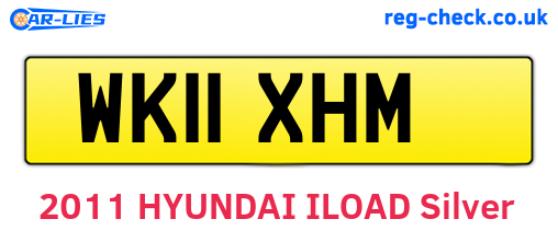 WK11XHM are the vehicle registration plates.