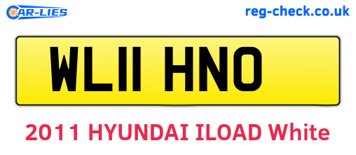 WL11HNO are the vehicle registration plates.