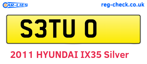 S3TUO are the vehicle registration plates.