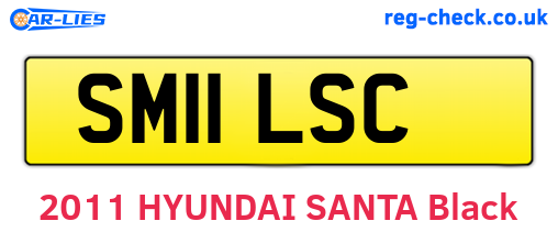 SM11LSC are the vehicle registration plates.
