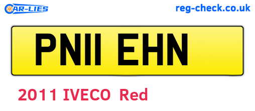 PN11EHN are the vehicle registration plates.