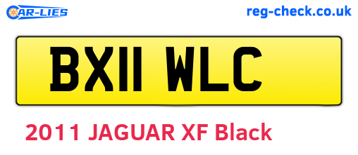 BX11WLC are the vehicle registration plates.